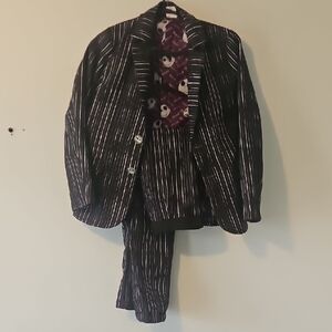 Nightmare Before Christmas - Black and White Striped Suit Set - STILL AVILABLE